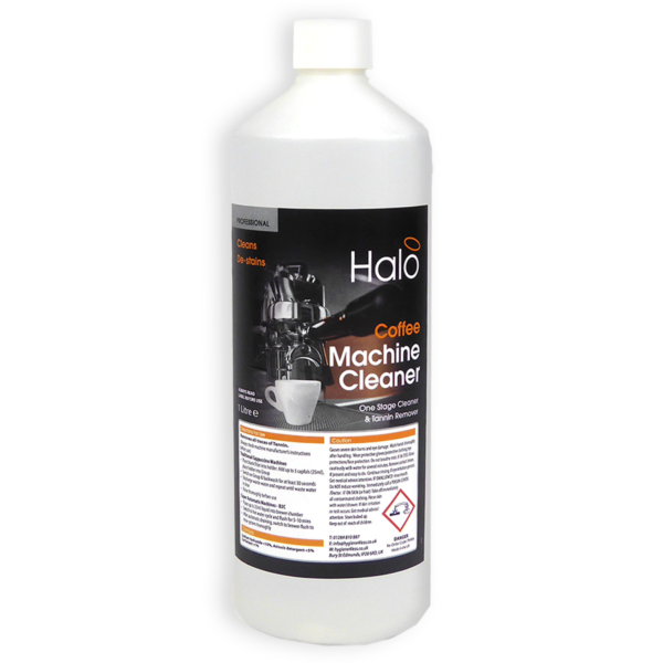 PN906 Halo Coffee Machine Cleaner for professional use. Powerful fast action removes tannin stains and oil residues from coffee.