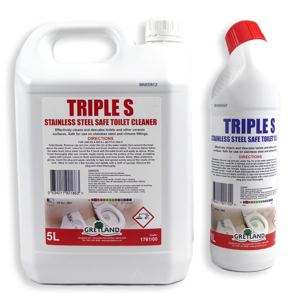 PN5415 & PN5416 Tripple S Stainless Steel Safe Toilet Cleaner