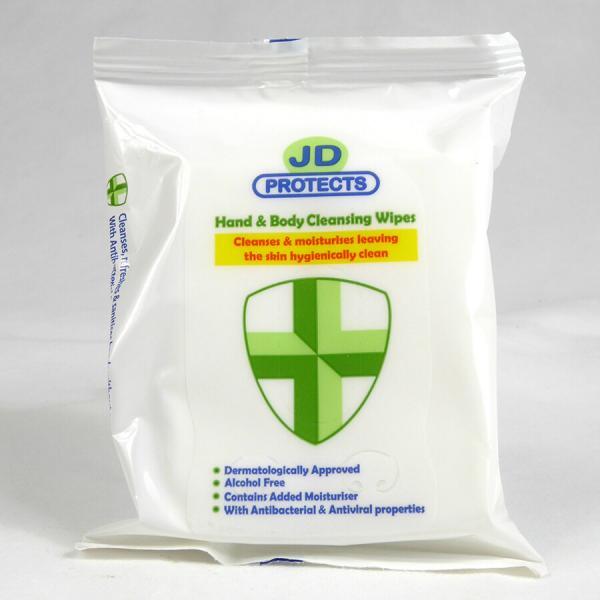 PN311 Pack of 20 Hand & Body Sanitising Wipes