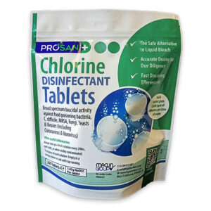 PN501P Effervescent Chlorine Disinfectant Tablets in Recyclable Pouch