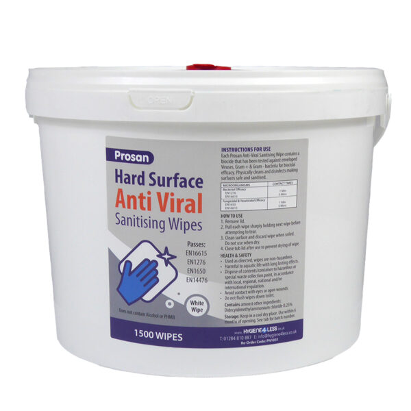 PN1031 Hard Surface Anti Viral Wipes