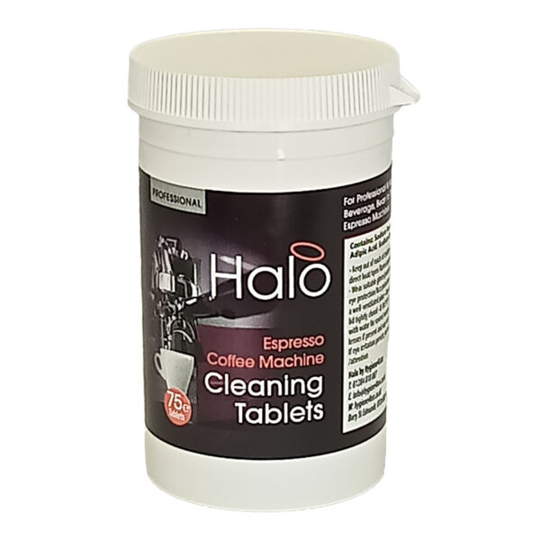 PN916 - Halo Espresso Coffee Machine Cleaning Tablets 75 per pot