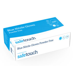 PN1505L Blue Nitrile Gloves Large